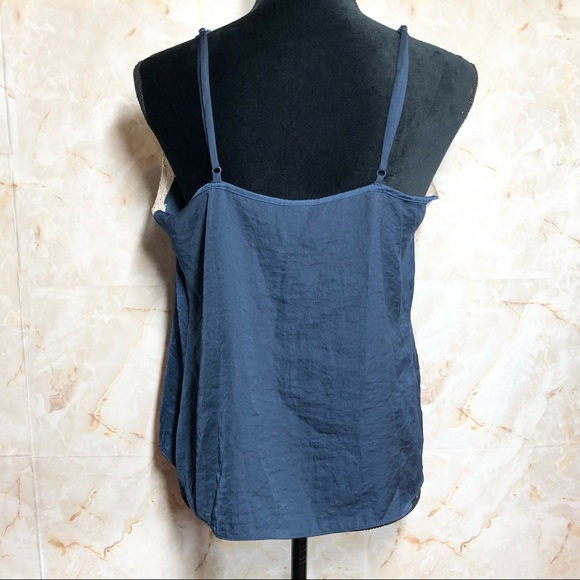 Camisole & Short set Summer Silky PJ set - Navy Blue - Picture 5 of 9